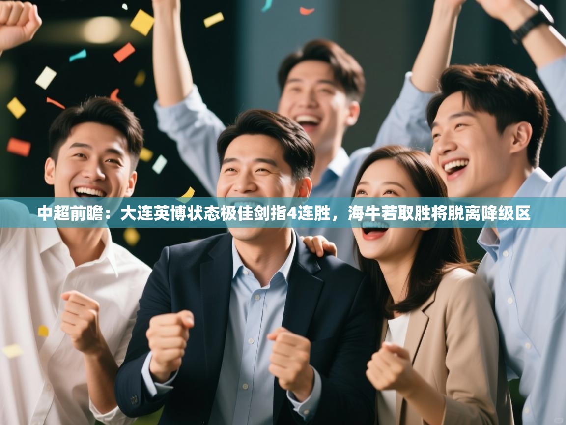 中超前瞻：大连英博状态极佳剑指4连胜，海牛若取胜将脱离降级区